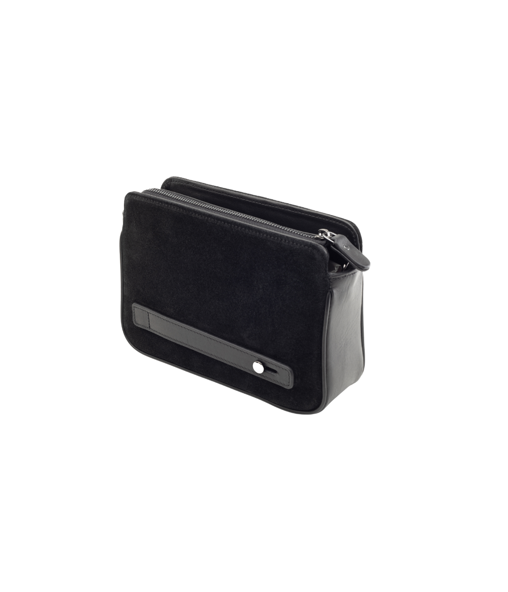 L`allure velor gray with shoulder strap