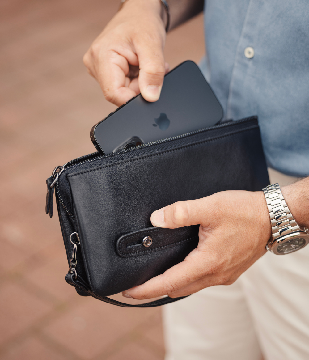 Belluvi Clutch-Wandelbare Crossbodybag