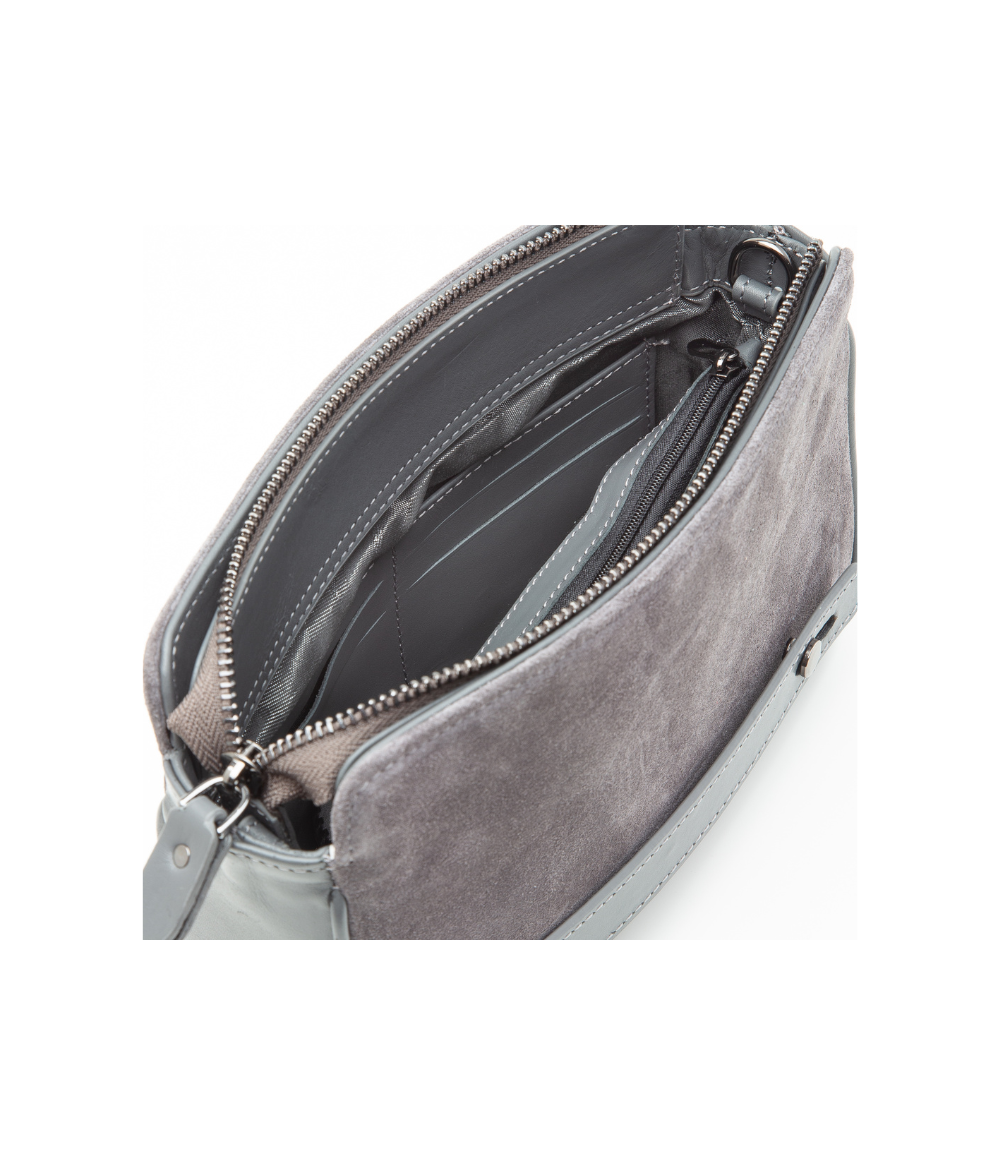 L`allure velor gray with shoulder strap