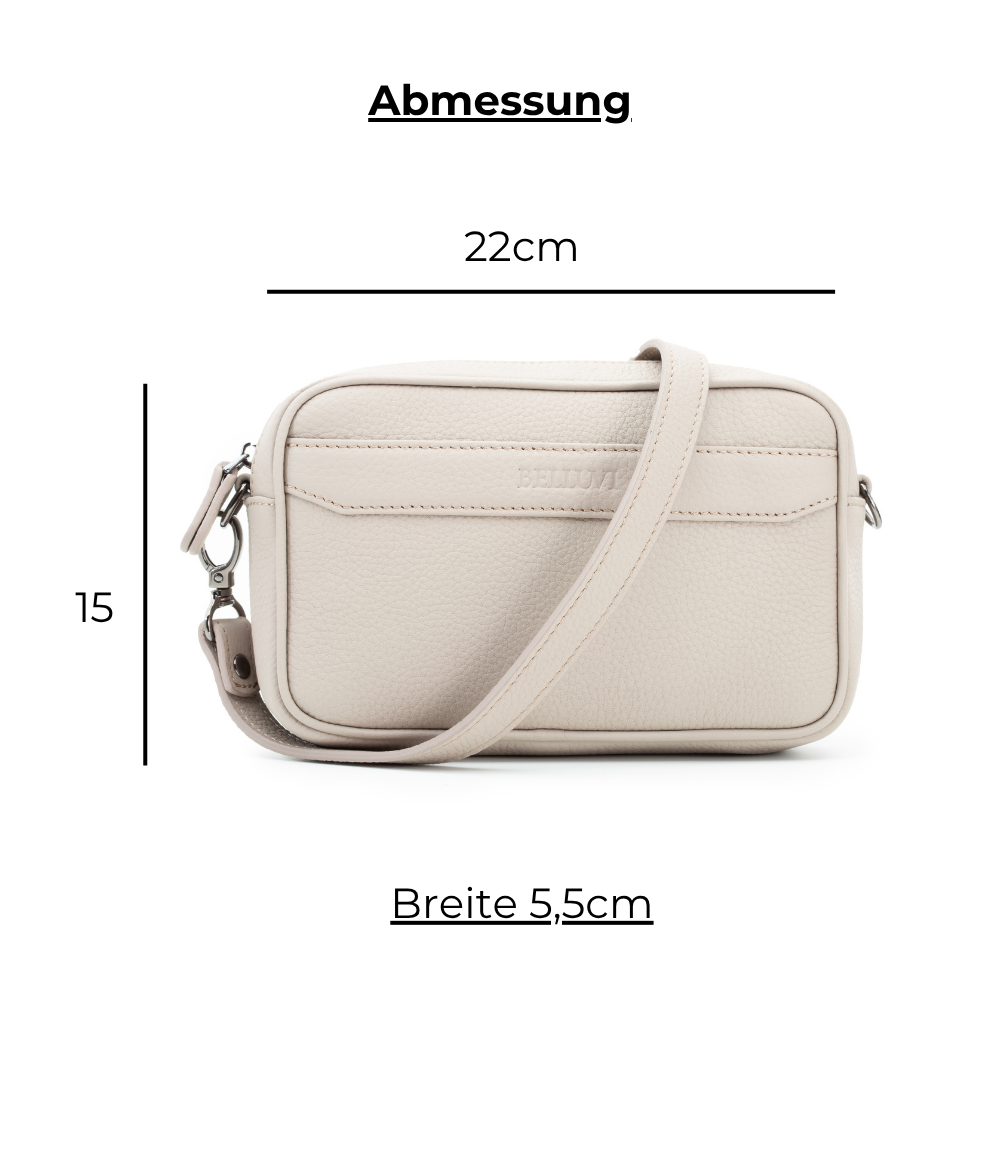 Borsa a marsupio Belluvi con tracolla grigio