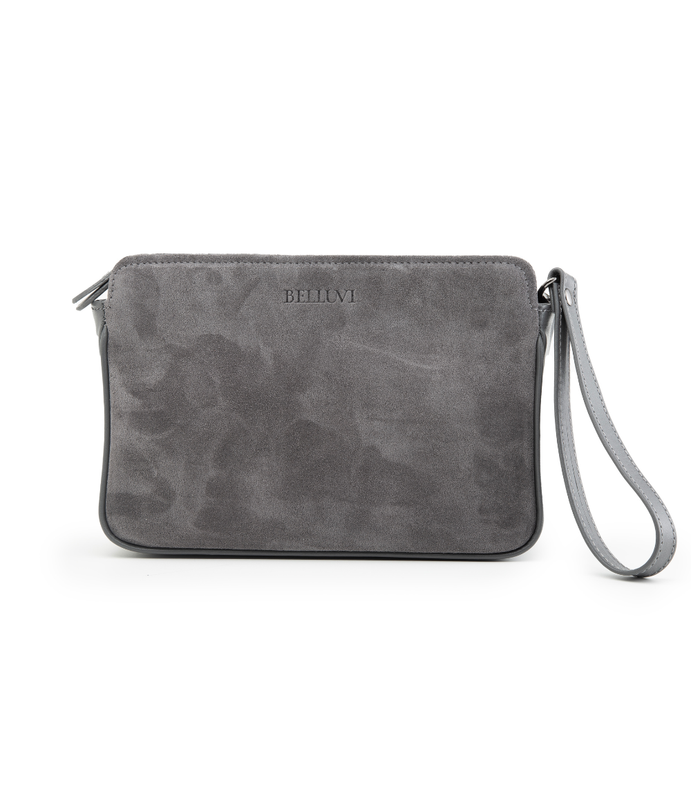 L`allure velor gray with shoulder strap