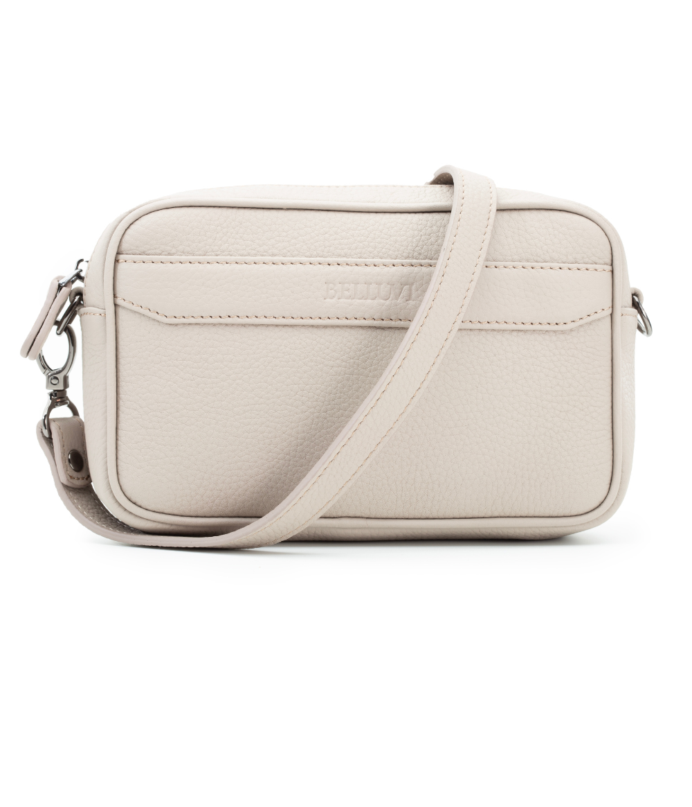 Borsa a marsupio Belluvi con tracolla grigio