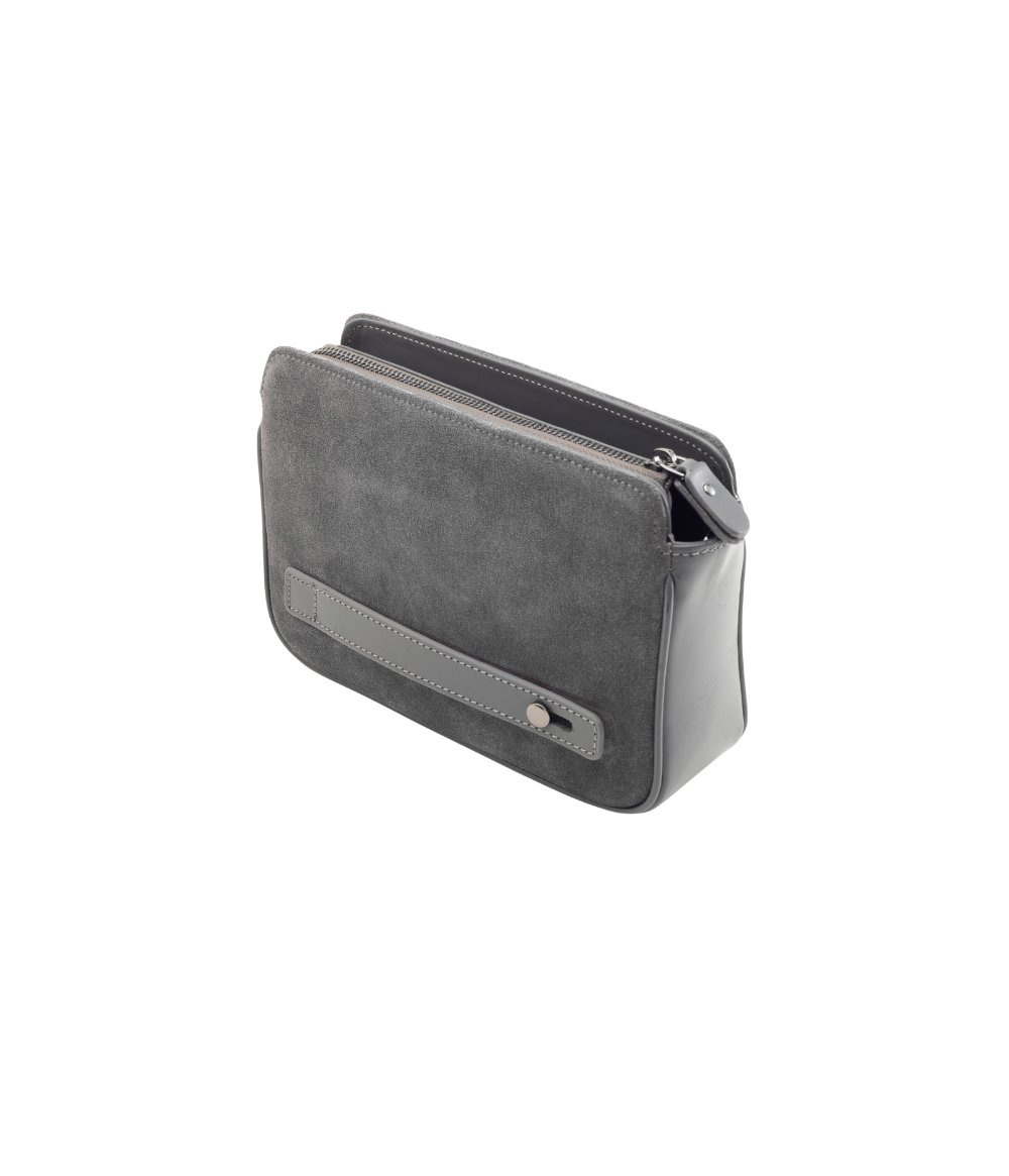 L`allure velor gray with shoulder strap