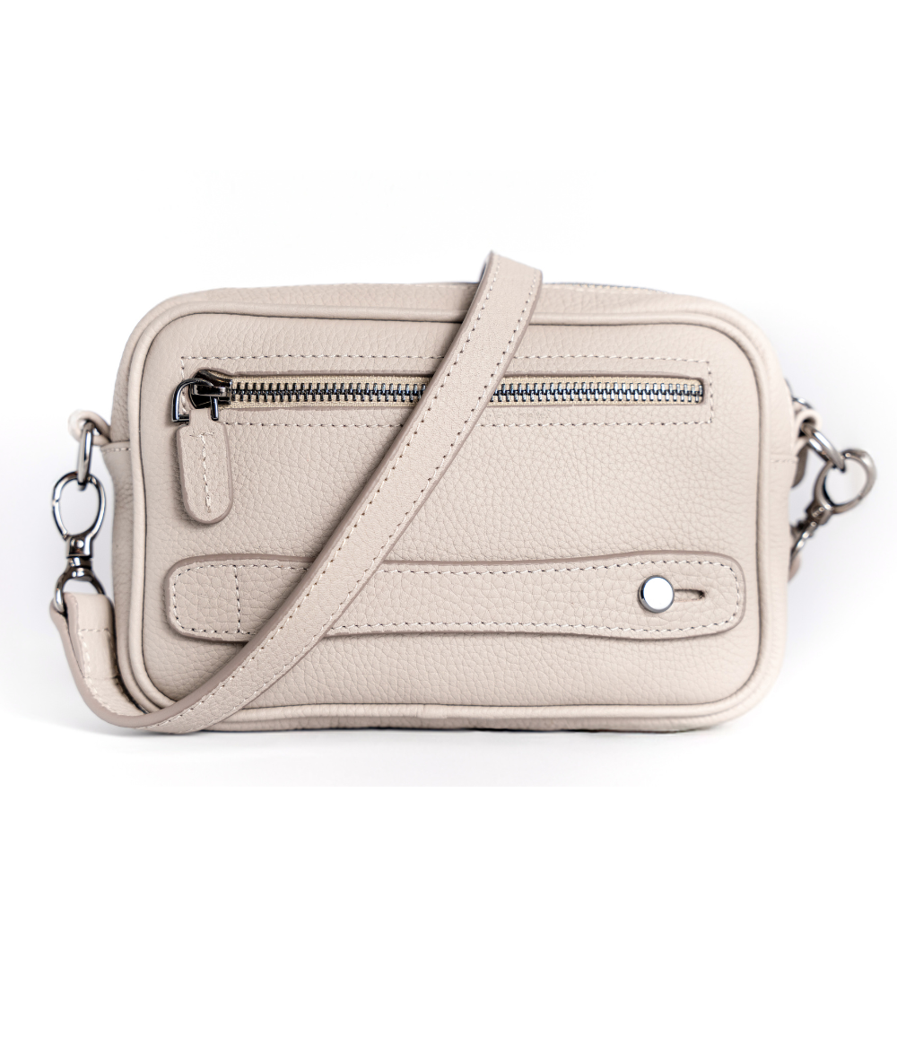 Belluvi Pouch Bag mit Schulterriemen Braun
