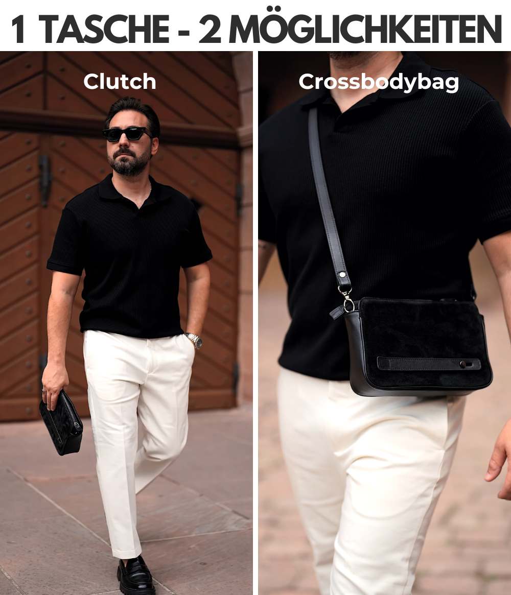 L`allure velor black with shoulder strap