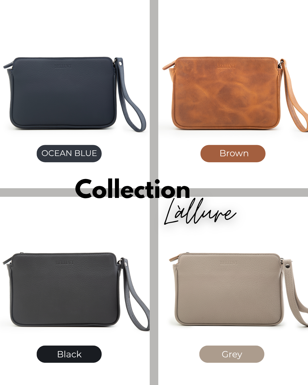 L'allure con tracolla nera
